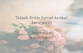 Telaah Kritis Jurnal Artikel Treatment