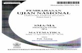 Pembahasan Soal UN Matematika Program IPA SMA 2014 Paket 1 (Full Version)