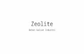 Zeolite Part II