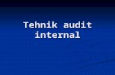 6. Tehnik Audit Mutu Internal
