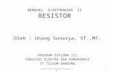 BAB 3 Resistor