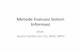 Metode Evaluasi Sistem Informasi