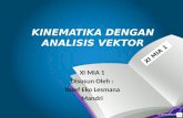 Kinematika Dengan Analisis Vektor News