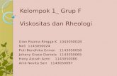 Kelompok 1_ Grup F_Viskositas Dan Rheologi