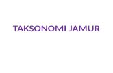 Taksonomi Jamur
