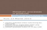Secondary Metabolic Processes