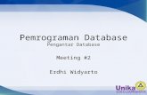Meeting 02 - Pemrograman Data Base