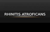 Rhinitis Atroficans
