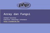 Array Dan Fungsi PHP