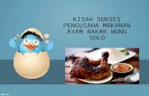 Ayam Bakar Wong Solo Presentasi
