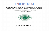 Proposal Peresmian Masjid Besar