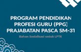 Program Pendidikan Profesi Guru (Ppg) Prajabatan
