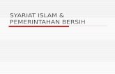 Syariat Islam & Pemerintahan Bersih