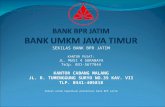 Sekilas Bank BPR Jatim II