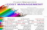 Cost Management Project Presentasi