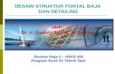 Desain Struktur Portal Baja Dan Detailing - Kuliah 1