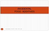 4. Incidental Food Additives