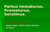 03.Partus Immaturus, Prematurus, Serotinus
