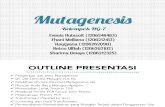 Rekayasa Genetika HG7 Mutagenesis(1)