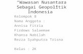 Wawasan Nusantara Sebagai Geopolitik Indonesia Ppt Print