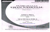 Pembahasan Soal UN Matematika Program IPS SMA 2014 Paket 1 (Full Version)