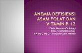 Anemia Defisiensi Asam Folat Dan Vitamin b 12