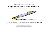 Pembahasan Soal UN Bahasa Indonesia SMP 2013