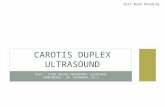 Carotis Duplex Ultrasound