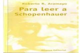 Para leer a Schopenhauer - Roberto R. Aramayo.pdf