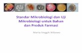 Standar Mikrobiologi Dan Uji Untuk Produk Farmasi S2