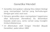 Slide Presentasi Genetika Mendel