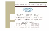 Tata Guna Lahan Kabupaten Klaten