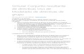 Simular Conjunto Resultante de Directivas Uso de Modelado de Directivas de Grupo