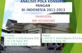 Analisis Pola Konsumsi Pangan Di Indonesia 2011-2013