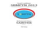 Naskah Soal Prediksi 1 SBMPTN 2013 Saintek (IPA)