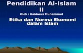 Etika dan Norma Ekonomi dalam Islam