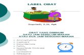 Label Obat