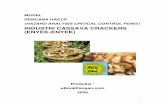 Model Rencana Haccp Industri Cassava Crackers Enyek Enyek