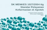 Tugas Compounding dan Dispensing SK Menkes 1027/2004