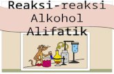 Reaksi Alkohol Alifatik