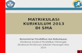 Presentasi Program Matrikulasi Kur 2013