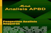 Metode Analisis APBD 2003