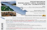 Pentingnya RTR Pulau Sumatera