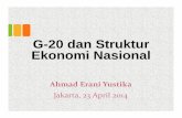 Negara G-20 Dan Struktur Ekonomi Nasional oleh Bapak Erani Yustika dari Universitas Brawijaya