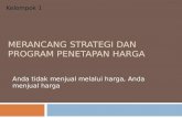 Merancang Strategi Dan Program Penetapan Harga
