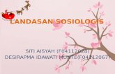 Kelompok 2 Landasan Sosiologis Desirapma & Siti Aisyah