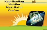 Keperibadian Ma'Rifatul Qur'an 2013
