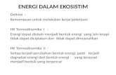Energi Dalam Ekosistim