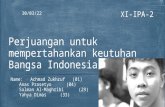 Perjuangan Untuk Mempertahankan Keutuhan Bangsa Indonesia [Autosaved]