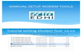 Manual Setup Modem Tools EDMI